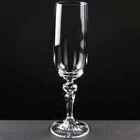 Mirelle Crystal 6oz Flute  Incl. FREE TEXT Engraving  